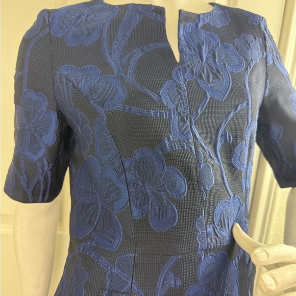 Roberto Quaglia Elegant Blue Floral Dress #192 - Picture 10 of 13